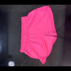 Kids pink shorts.